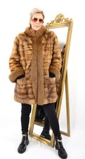 A5524 RUSSISCHE ZOBEL JACKE ECHT PELZ MANTEL PELZJACKE - REAL SABLE FUR JACKET
