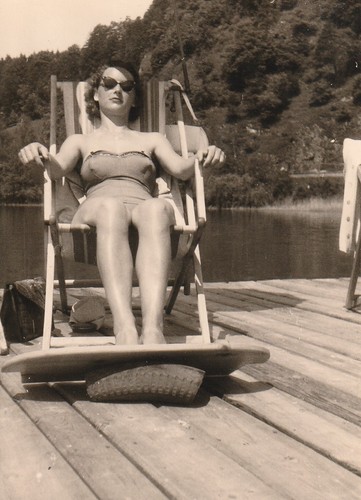 Foto schöne frau badeanzug - foto,