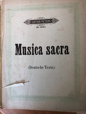 Noten , antiquarisch Musica