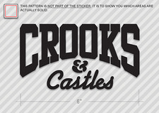 CROOKS & CASTLES Sticker Die