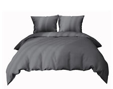 Bettwäsche Baumwolle Uni 135x200 155x200 200x200 200x220 220x240 Anthrazit Set