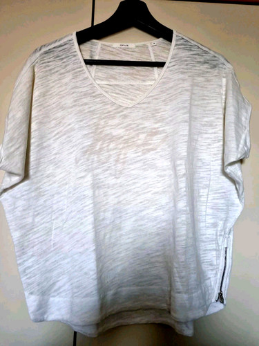 Opus shirt beige cropet - shirt,