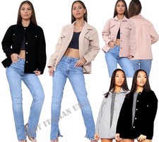 Uni Fleece Freizeit Jacke Shacket Top Shirt Mantel Tunika Oversize Baggy Damen 