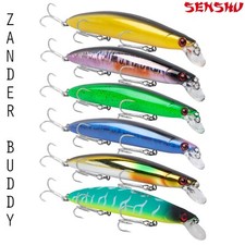 Senshu Zander Buddy UV Zander Wobbler Wobbler Raubfischwobbler Kunstköder