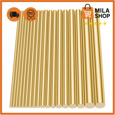 18Pcs Messing Solid Round Rod
