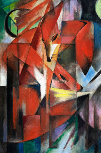 Franz marc füchse poster - franz,