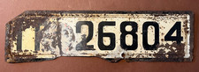 Altes motorrad nummernschild - altes,