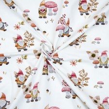 weißer Jersey mit Zwergen und