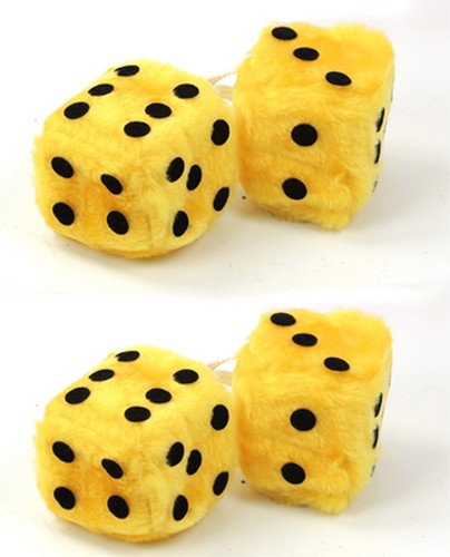Würfel fuzzy dice - 4x, 5
