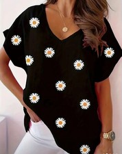 Damenshirt, Neu. Blumenmotiv