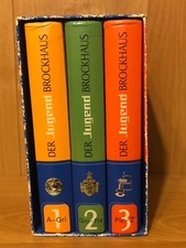 „Der Jugend Brockhaus“ Lexikon - 3 gebundene Bände in Pappschuber