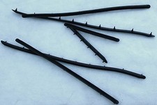 Vespa V 50 N S L  Trittleisten Set Gummi Fußleisten Beinschild Rundlicht 1.Serie