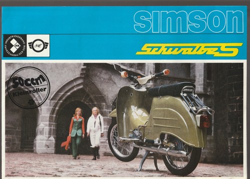 Ddr prospekt simson schwalbe - ddr,