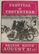 BRANDS HATCH 21. August 1983 FESTIVAL OF YESTERYEAR offizielles Programm
