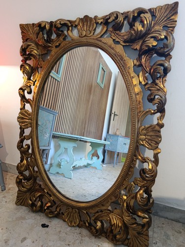 Spiegel von der - , oval