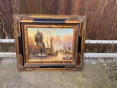 Bild gemälde holzrahmen - bild,