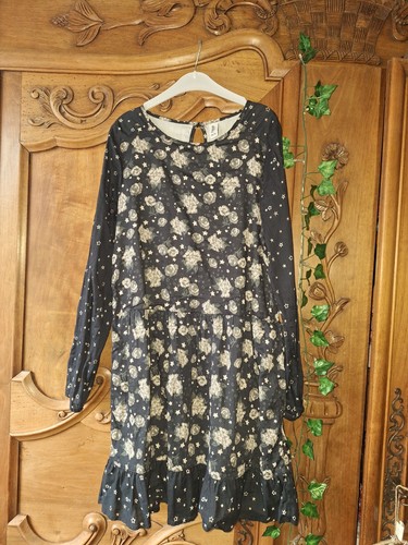 Ygga mädchen kleid schwarz - mädchen,