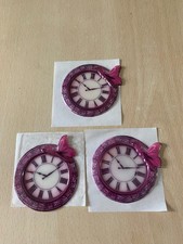 Wachsornament Uhr Set 5