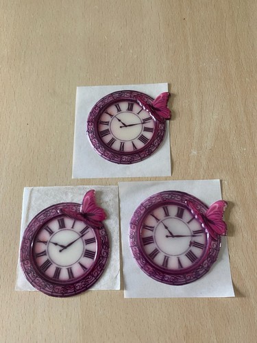 Wachsornament uhr set - wachsornament,