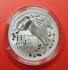 2026 Australien 1 Dollar Lunar Year of Horse Pferd RAM 1oz Silber 999 BU ST RAR