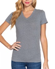 Damen Baumwolle Kurzarm