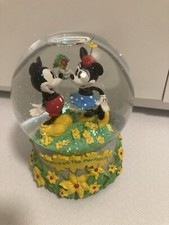 Disney Minnie Und Mickey Maus Schneekugel Mit Spieluhr 
