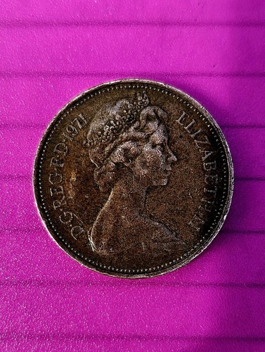 New pence münze 1971 - 2,