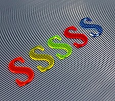 3D Plexiglas Buchstaben aus