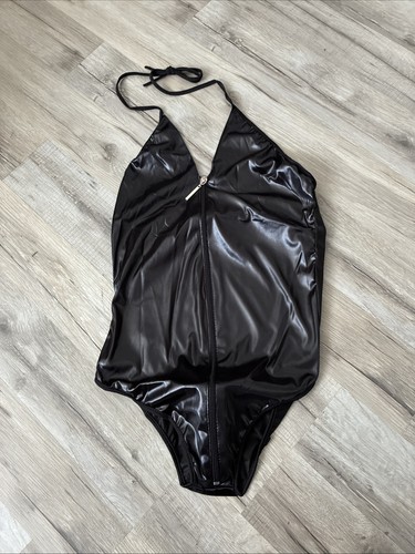 Damen netz body kunstleder - netz,