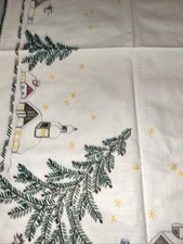 Retro Vintage, Tischdecke, bestickt