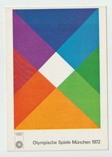 AK   München  1972 Olympische Spiele Nr. 589  Künstlerkarte  Max Bill