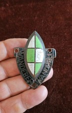 OLDTIMER AUTO KÜHLER AUTO EMBLEM / BADGE # WANDERER WERKE SCHÖNAU CHEMNITZ