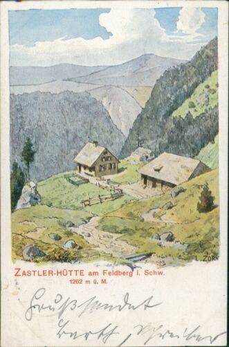 Ansichtskarte zastler hütte - ansichtskarte, zastler-hütte