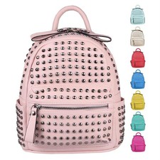 DAMEN RUCKSACK METALLIC NIETEN