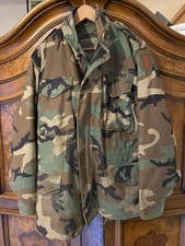 US Army M65 Feldjacke Größe Medium Reg. Woodland Camouflage