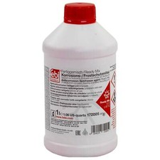 Kühlerfrostschutz Febi G12 -35°C Fertiggemisch 1 Liter Rot für Audi Opel Seat VW