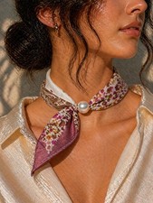 Elegante halstuch kette mit - halstuch,