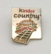 PIN Anstecknadel Ferrero KINDER  COUNTRY Vintage Ca 25 Mm Lang 