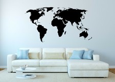 Wandtattoo Weltkarte 7