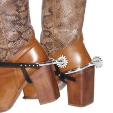 Sporen, silber, Riemen, 1