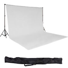 Fotohintergrund Komplettset 3x6m mit Tasche Green Screen weiß B-Ware
