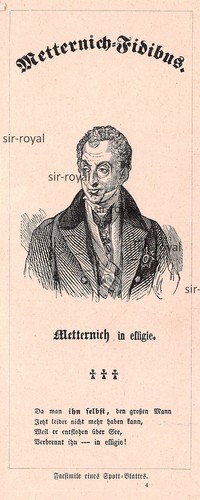 Spott blatt klemens wenzel - klemens,