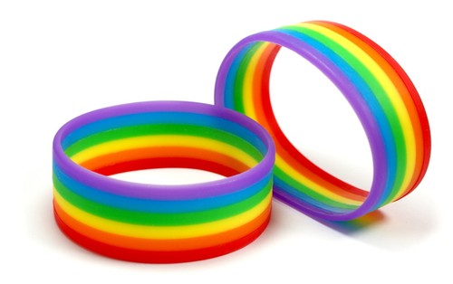 Regenbogen armbänder - regenbogen,