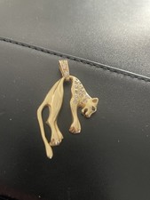 Panther Anhänger 585/-er Gelbgold