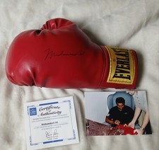 Muhammad Ali signierter Everlast Boxhandschuh, Echtheitszertifikat & Fotobeweis, selten