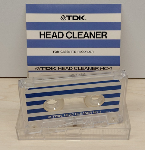 Tdk head cleaner - head,