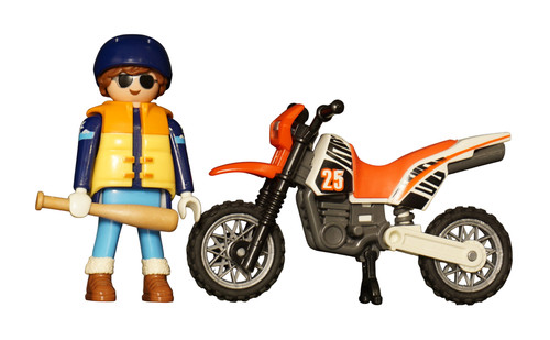 Playmobil biker mann auf - biker,