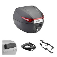 GIVI C30 Topcase Schwarz Rot