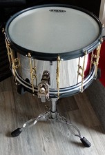 14x8 Sonor Signature Snaredrum Chrom-Ferro-Mangan-Kessel ! HLD 588 NEU aufgebaut