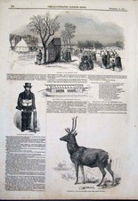 Original alter antiker Druck